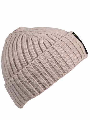 Cazzano Men Soft Wool Beige Beanie – Stylish Winter wear