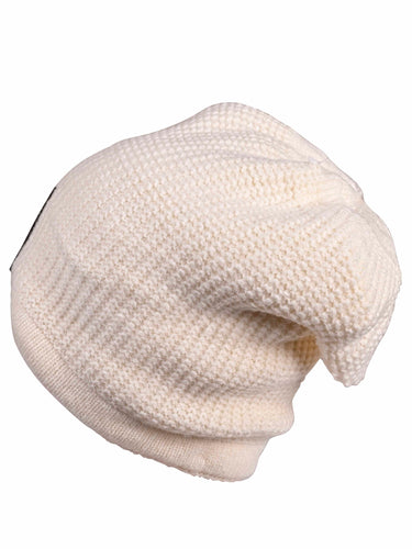 Cazzano Men Cream Woollen Beanie | Comfortable All-Day Winter Wear