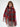 WOMENS RED CHECKED STOLE