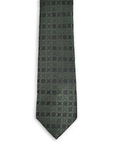 FOREST GREEN MOSAIC NECKTIE