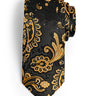 GOLDEN LUXURY FLORAL NECKTIE