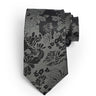 GRAPHITE BOTANICAL NECKTIE