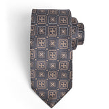 GREY CHECKERED TIE