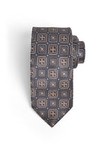 GREY CHECKERED TIE