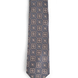 GREY CHECKERED TIE 
