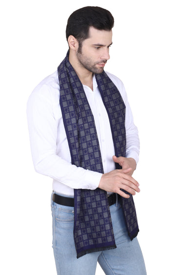 Cazzano Checked Woolen Muffler – Quiet Luxury Winter Collection