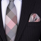 PASTEL TIE WITH POCKET SQUARE