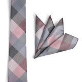 PASTEL TIE WITH POCKET SQUARE