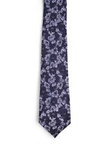 PATCHWORK PURPLE FLORAL TIE 