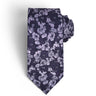 PATCHWORK PURPLE FLORAL TIE 