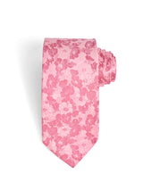 PINK FLORAL JACQUARD NECKTIE