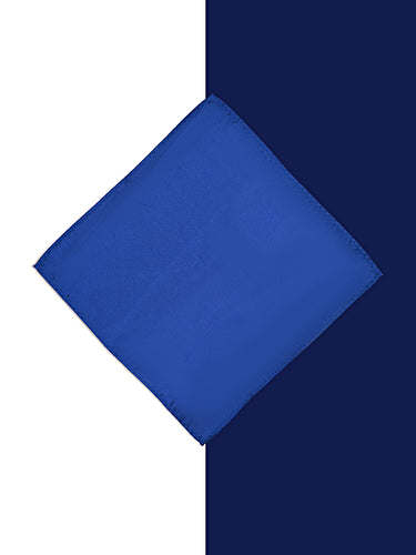 BLUE SOLID POCKET SQUARE