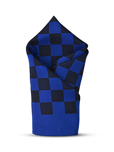 Cazzano  Checked Wrinkle-Resistant Microfiber Pocket Square – Durable Suit Accessory