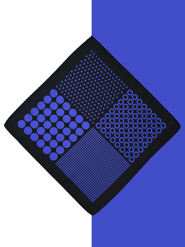 MULTI COLOR POCKER SQUARE