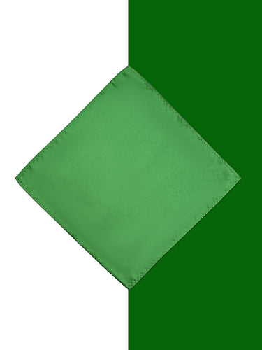 GREEN SOLID POCKET SQUARE