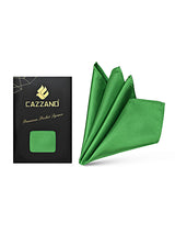 GREEN PLAIN POCKET SQUARE