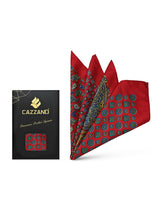 MAROON MULTI POCKET SQUARE