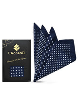 NAVY BLUE POCKET SQUARE