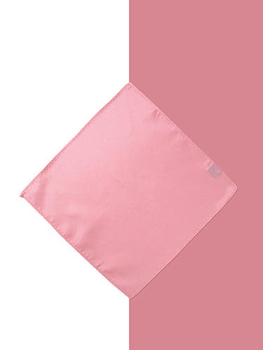 PINK SOLID POCKET SQUARE