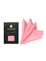 PINK PLAIN POCKET SQUARE