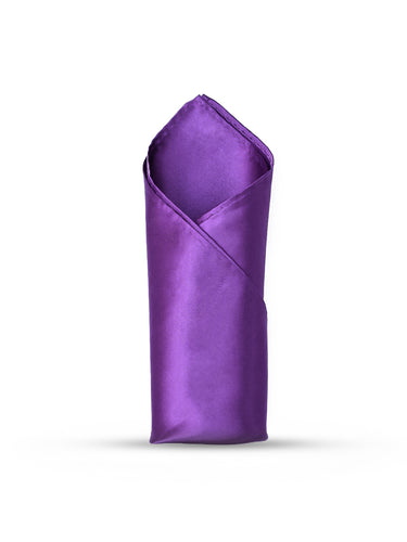 PURPLE SOLID POCKET SQUARE