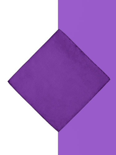 PURPLE SOLID POCKET SQUARE