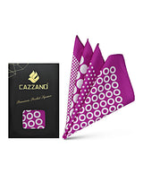 PURPLE DOT POCKET SQUARE