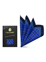 ROYAL BLUE POCKET SQUARE