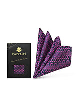 BLACK MAGENTA POCKET SQUARE
