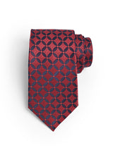 REGAL CRIMSON LATTICE NECKTIE