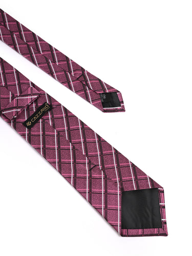 ROSE PINK CHECKERED TIE