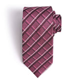 CHECKERED TIE WITH POCKET SQUARE
