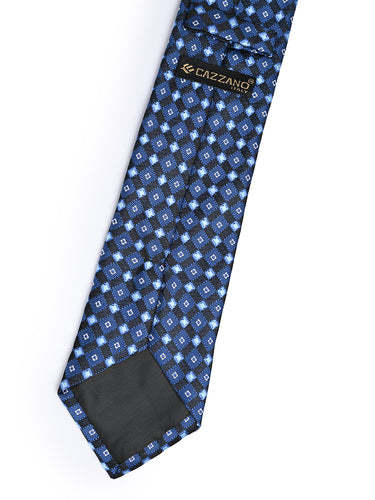 ROYAL BLUE LATTICE NECKTIE