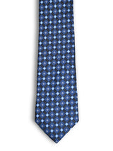 ROYAL BLUE LATTICE NECKTIE