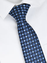 ROYAL BLUE LATTICE NECKTIE
