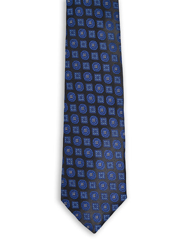 ROYAL BLUE MEDALLION NECKTIE