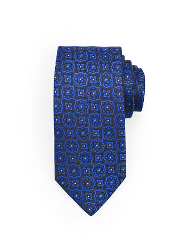 ROYAL BLUE MEDALLION NECKTIE