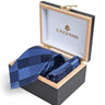 ROYAL BLUE TIE WITH POCKET SQUARE