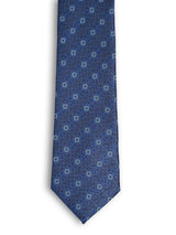 ROYAL BLUE PRINTED NECKTIE