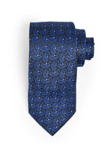 ROYAL BLUE MOTIF NECKTIE