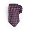 SCARLET JACQUARD NECKTIE