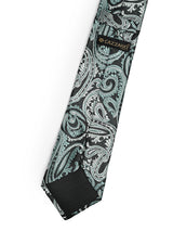 SILVER SAGE JACQUARD NECKTIE