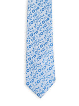 SKY BLUE BOTANICAL NECKTIE