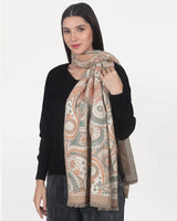 womens multicolor woven design stole