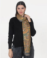womens multicolor woven design stole