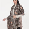 womens multicolor woven design stole