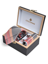 RED & GREY TIE SET