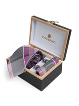 PINK & GREY TIE SET