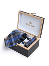 BLUE & GREY TIE SET