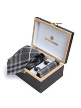 BLACK & GREY TIE SET